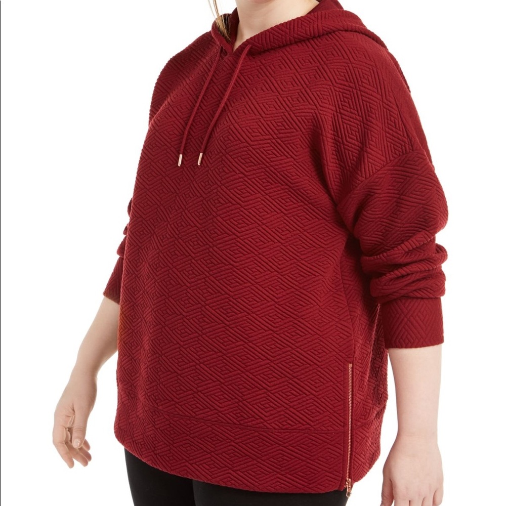 Ideology Plus Size Warm-UP Side-ZIP Hoodie